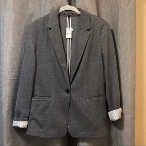 Express Knit Gray Blazer.” - Size Large